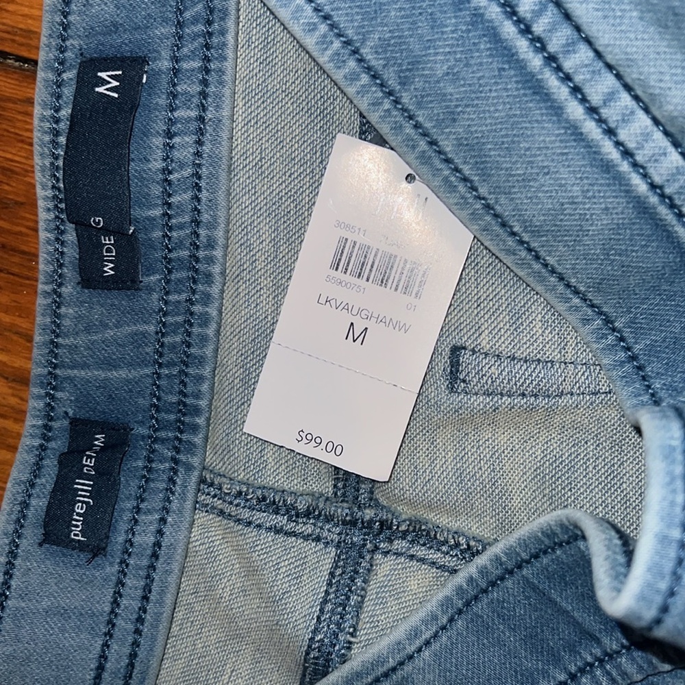 J Jill Pure Jill Wide Leg Jeans M NWT - Picture 4 of 13